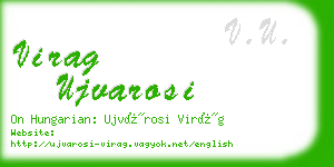 virag ujvarosi business card